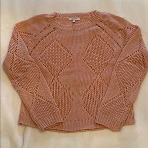 Light Pink Crew Neck Sweater